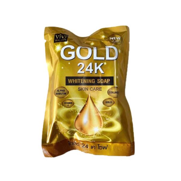 24k Gold Whitening Soap